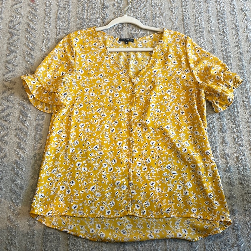 West Kei yellow blouse